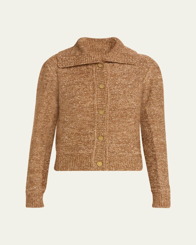 Armand Shimmer Melange Knit Sweater